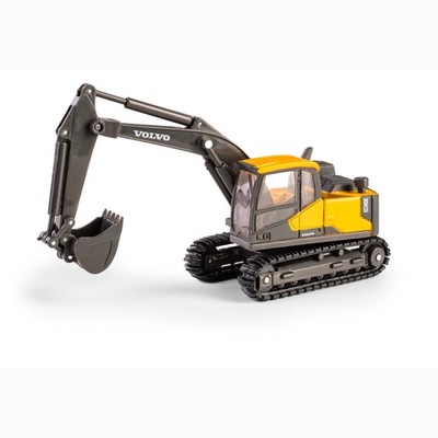 NEW RAY VOLVO EC140E EXCAVATOR YELLOW DIE CAST MODEL NEW IN BOX