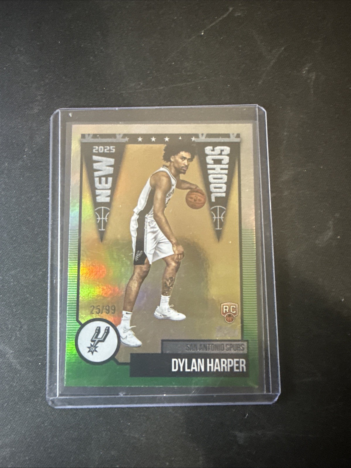 2025-26 Topps Dylan Harper New School RC Green Parallel #66/99 (SS)