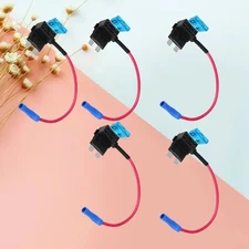  5 PCS Mini Automotive Fuse Connector for Power Adapter Circuit Tap