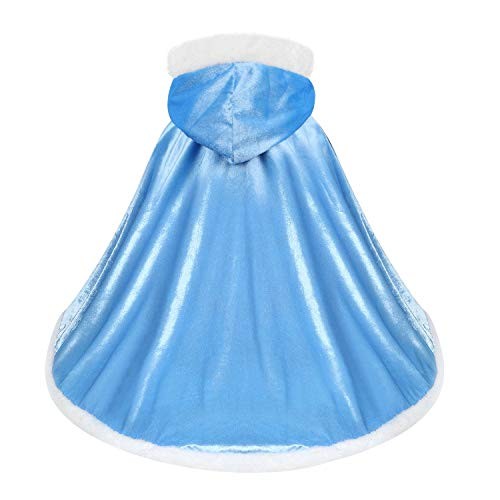 Girls Dress Up Hodded Cape Toddler Costume for Princess Cloaks - Picture 4 of 7