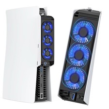 LED Cooling Fan for Playstation 5 PS5 Console, 2 Speed and USB 3.0 Port