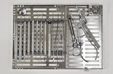 Hu-Friedy Dental Endodontic Instruments Set of 15 w/LRG Sterilization Cassette