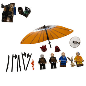 LEGO Avatar: The Last Airbender: Air Temple (3828) Aang Momo Mini Figures Glider