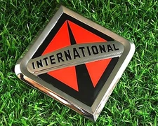 1x Grille International Emblem Truck Front Hood Badge Logo Replacement for 