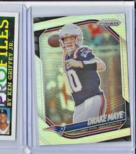 2025 Prizm Silver Drake Maye New England Patriots No 165