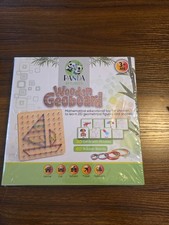 NEW Wooden Geoboard by Panda Brothers. Montessori Toy. Graphical Math Education
