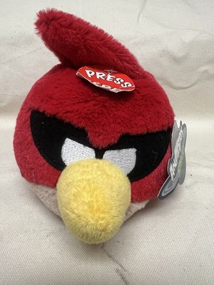 Angry Birds Plush Red Bird No Sound Commonwealth Toys Rovio Stuffed