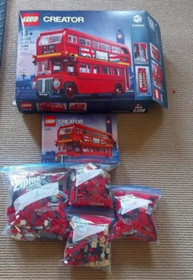 LEGO Creator Expert: London Bus (10258)-100% COMPLETE WITH MANUAL AND BOX