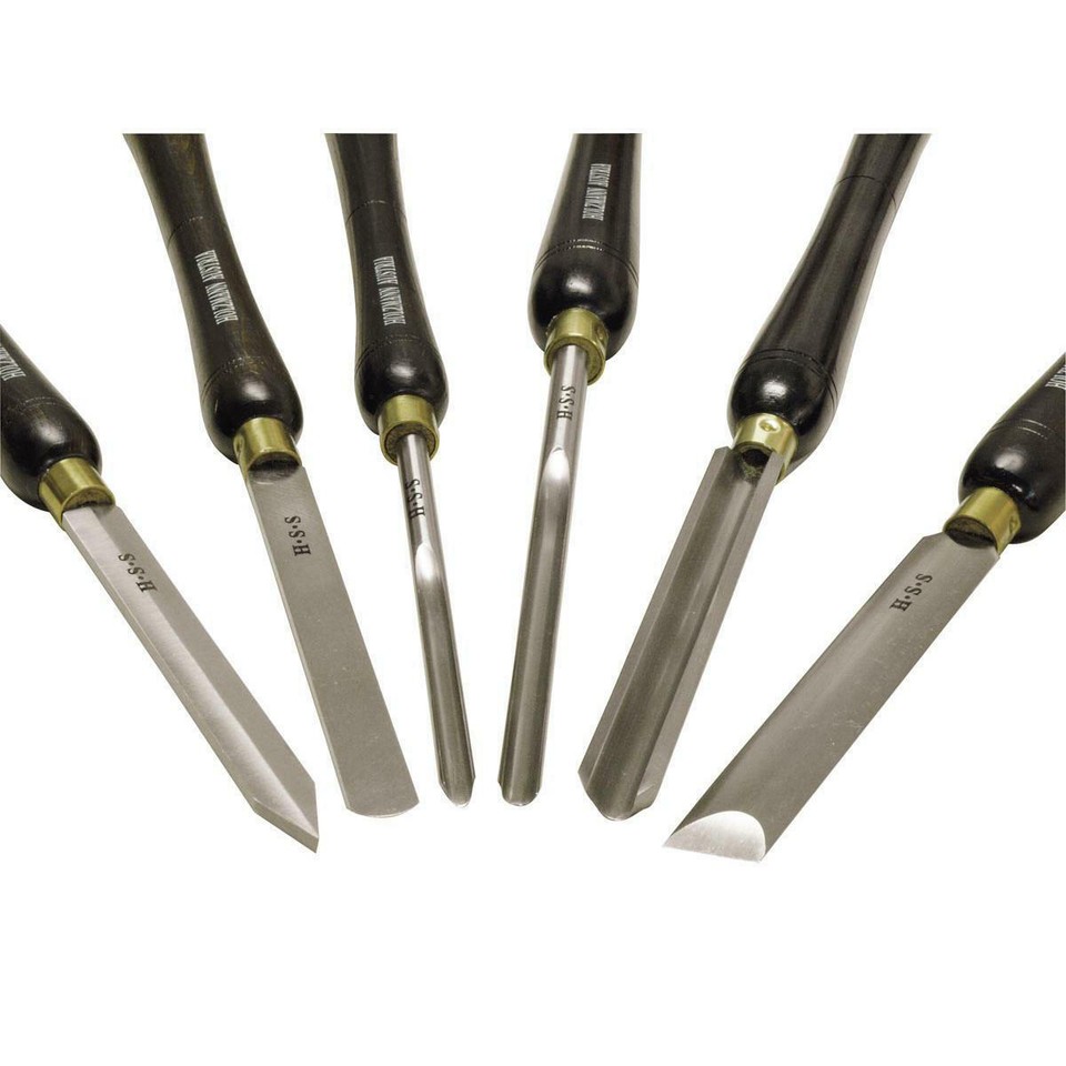HSS Drehmeißel Set,8 Stück Drechselmesser Set,Anti-Rost