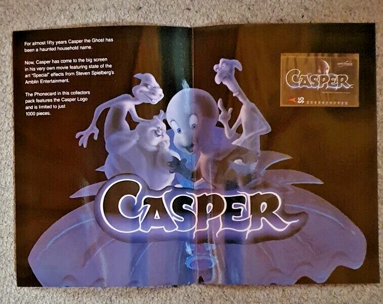 Casper :  Ltd Edition Phonecard Pack, Mint. - image 2 of 4