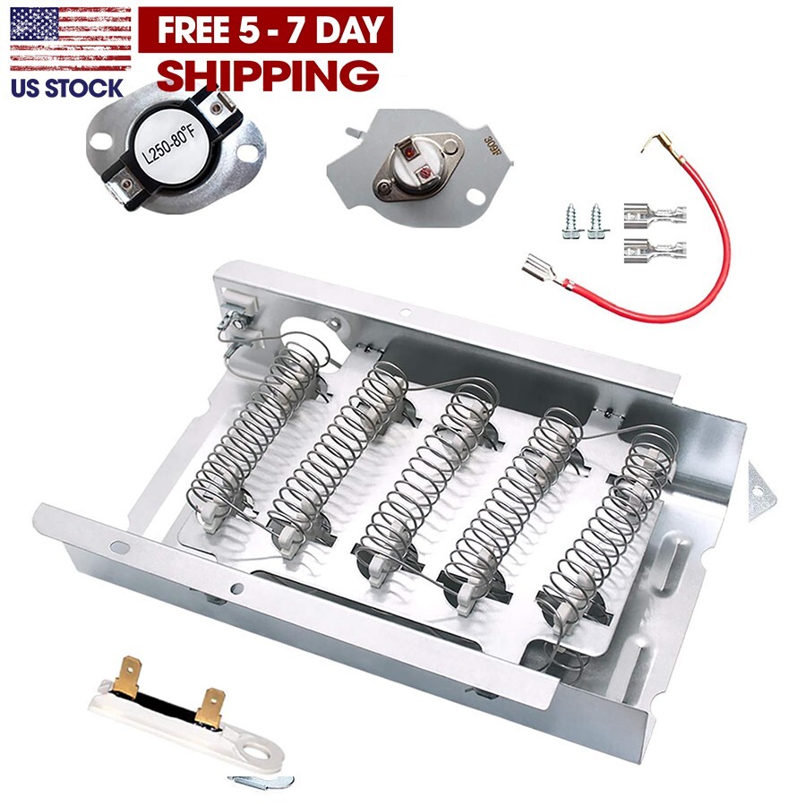 Heating Element For Maytag MEDC465HW0 MEDC500VW0 MEDC500VW1 MEDC555DW1