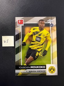 Youssoufa Moukoko 2020-21 Topps Chrome Bundesliga #29 Rookie Card!