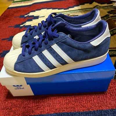 Adidas Superstar 80s Dlx Suede Color Navy B35988 Men 9.5Us | eBay