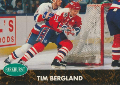 1991-92 Parkhurst #409 TIM BERGLAND - Washington Capitals