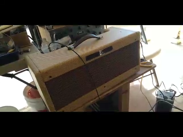 ハーマンミラー サマーピクニック 1996年 Brass Band 1962 Fender Blonde Showman Guitar Amplifier Amp Head 6G14