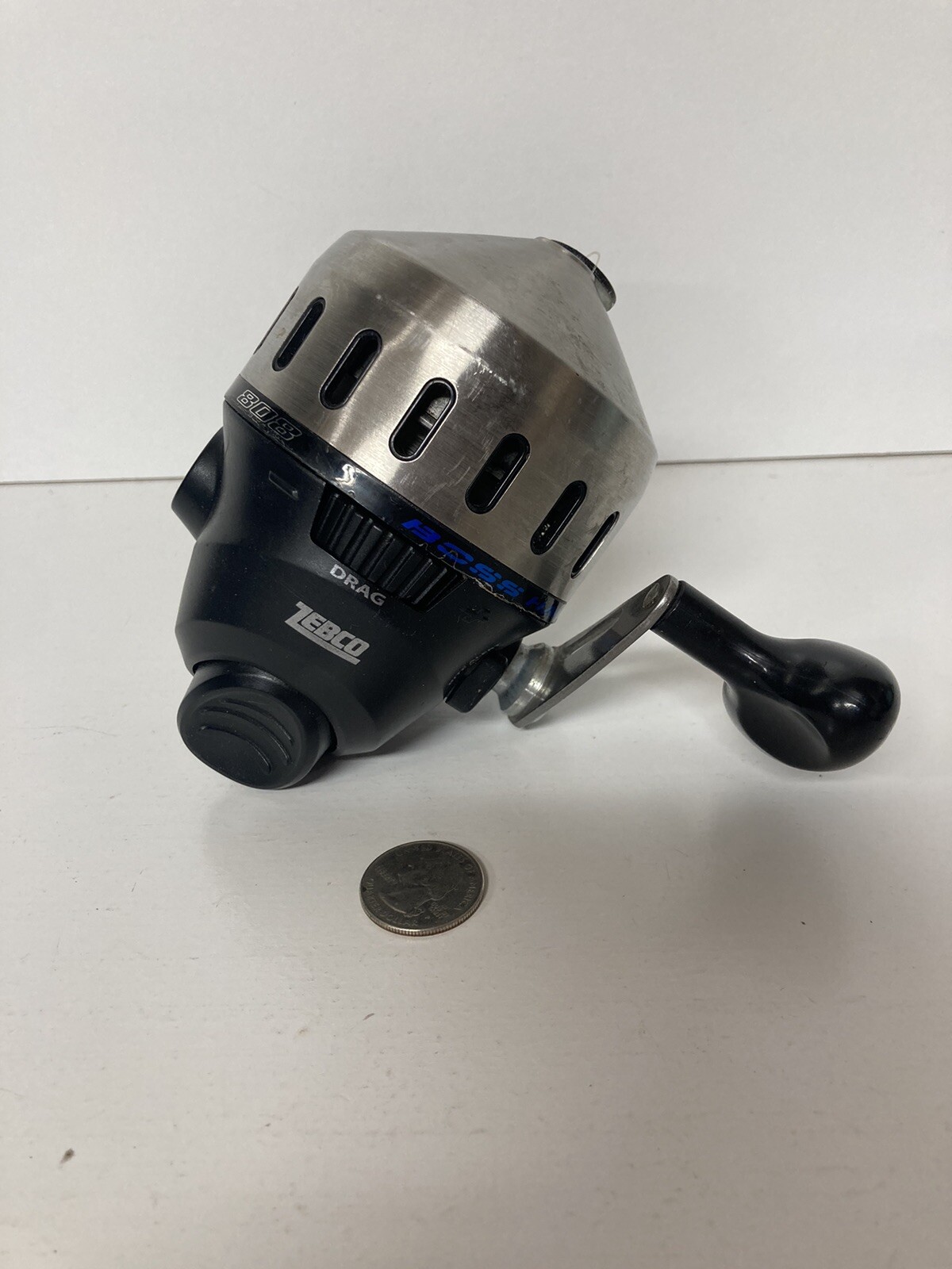 ZEBCO 808 BOSS HAWG USED FISHING REEL eBay