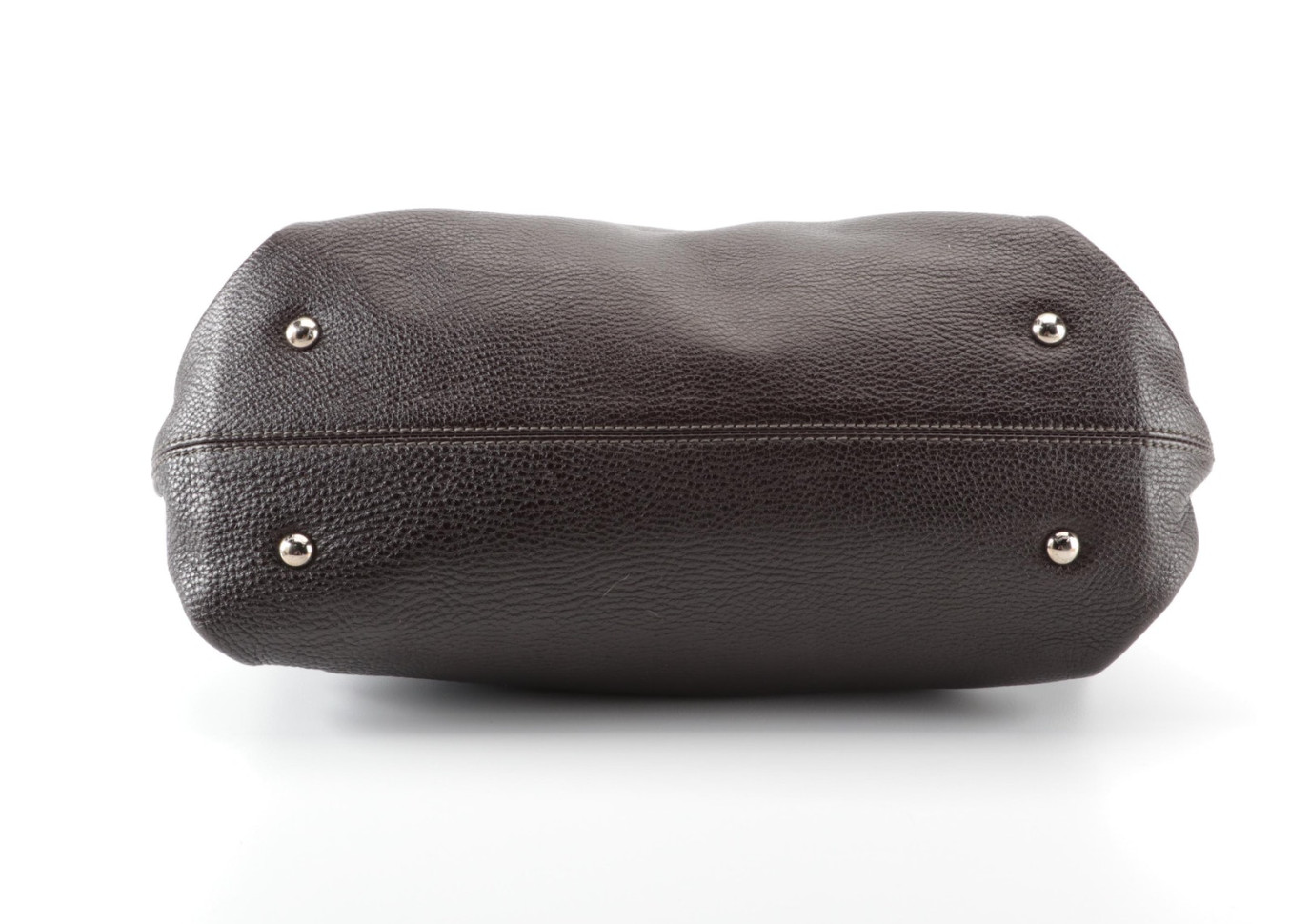 Salvatore Ferragamo Medium Sofia Satchel in Dark Brown Grained Leather image 5
