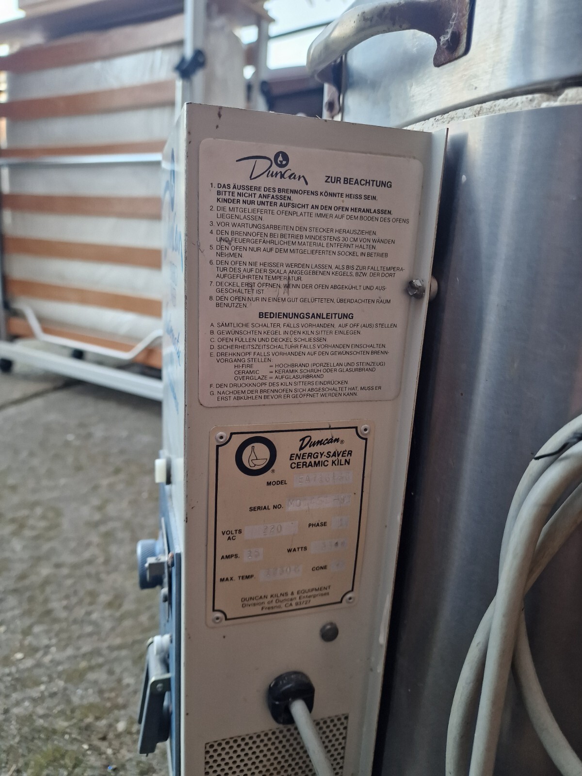 used electric kiln eBay