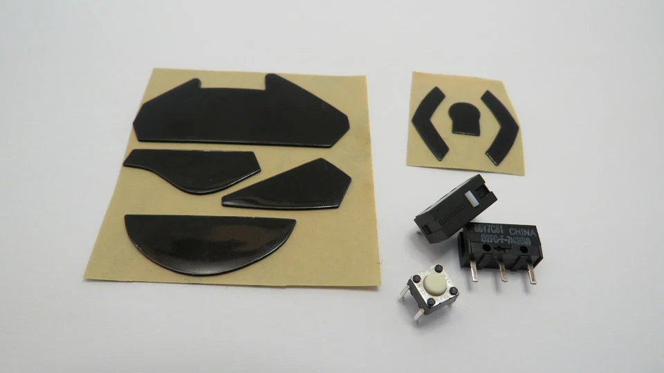 Logitech G402 Ersatz-Füße + 2x Schalter (R & L) 50 Mio-Klick + 1x Mittel-Klick - Bild 2 von 4