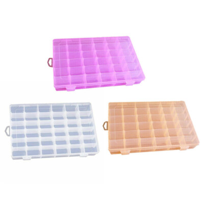 36 Grids Plastic Jewelry Organizer Container Box Compartments Bead Storage Boxes