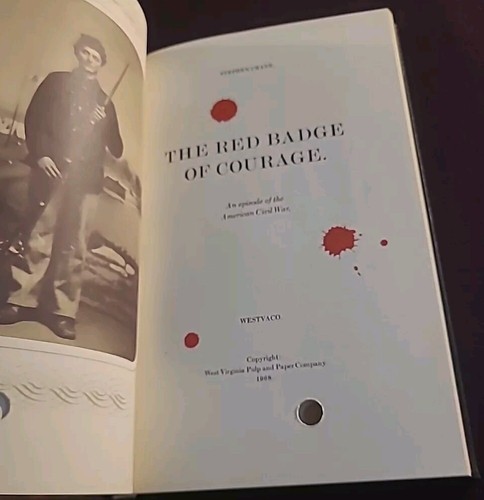 Red Badge of Courage - Stephen Crane Westvaco W/ Slipcase & Bullet Hole 1968 Ltd - 第 8/10 張圖片