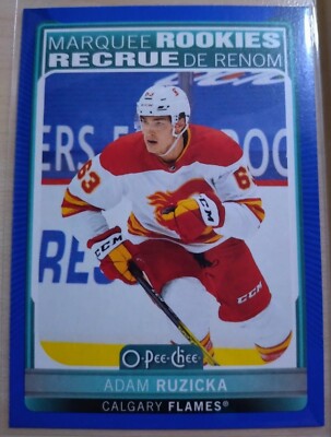 Adam Ruzicka Marquee Rookies Blue - Calgary Flames - Upper Deck Series 2 2021-22