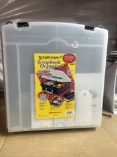 Akro-Mils 15216 PURCL CraftDesign Scrapbook Organizer, Purple NIB