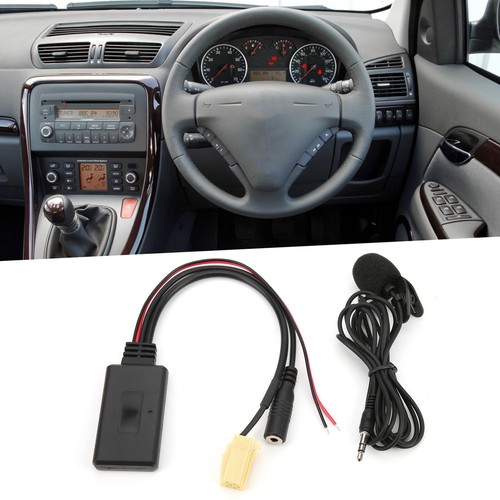 Bluetooth 5.0 Audio AUX Cable Adapter For Fiat 500/Grande Punto/Qubo/Fiorino - Picture 6 of 9