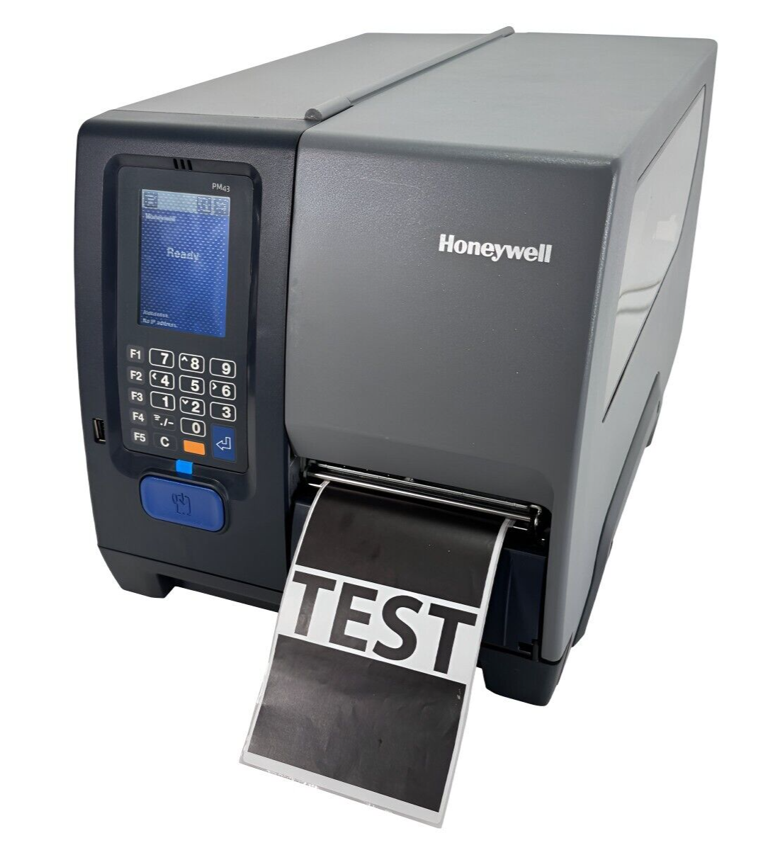 Honeywell PM43 Thermal Transfer Barcode Label Printer Rewinder USB 