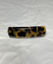 VTG 3.5  Delsol Made In France Plastic Tortoiseshell Hair Clip Barrette Barette