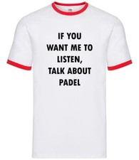 Talk About Padel - Mens Ringer - Tennis Paddle Paddel Racket Racquet