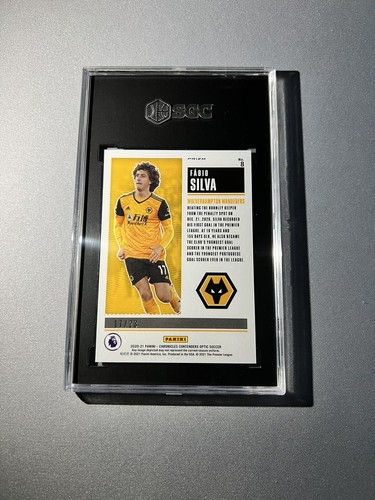 Chronicles Fabio Silva Contenders Optic Orange Ice #/23 SGC 9.5 Jersey Number - Foto 2 di 2