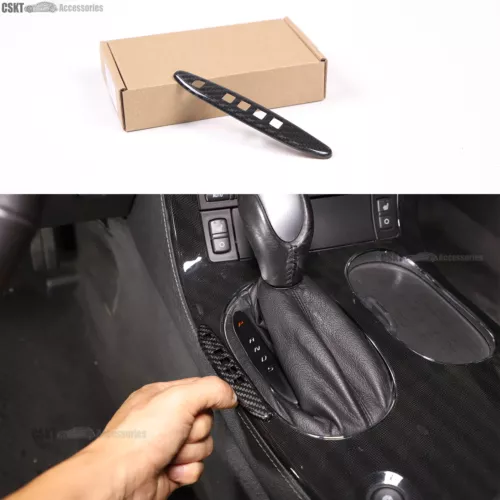 Real Dry Carbon Fiber Full Interior Trim Cover Set Fits Corvette C6 2005-2013 - Picture 29 of 33