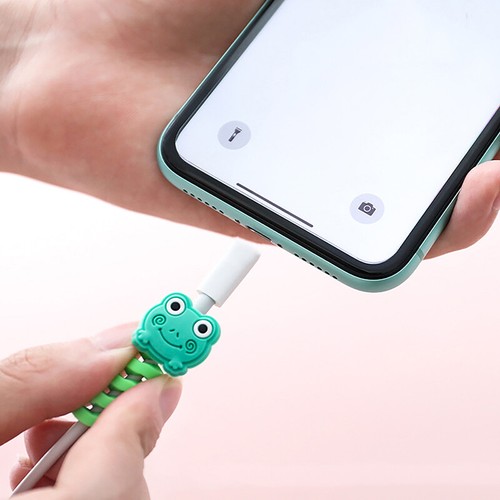 1PC Lovely Cartoon Charger Data Cable Protective Cover Cover Earphone Protective - 第 8/18 張圖片