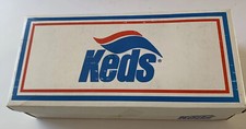 vintage empty keds shoe box for Champion oxford women's shoes red blue graphics