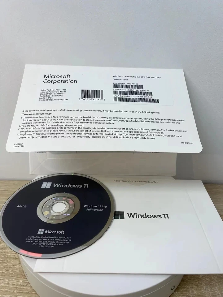 Sistema Operativo Windows 11 Professional 64 Bits English International. - Imagen 4 de 4