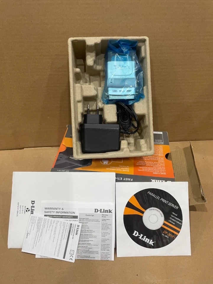 D-link fast ethernet parallel print server DP-301p+ - Image 2 of 4