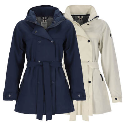 Dry Fashion Damen Trenchcoat Funtionsmantel Orth Innenfutter Wasserdicht