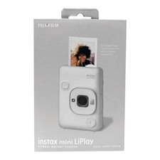 Fujifilm Instax Mini LiPlay Hybrid Instant Camera Misty White - USB-C, 2024 New