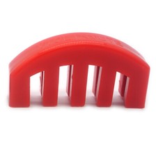 4/4 Violin Practice Mute Heavy Rubber 5-Prong Violin Silencer Practice Mute -Red
