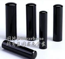 6 Pack Polished Natural Horn Rod Seal Roll Blank Handle Stick Materials