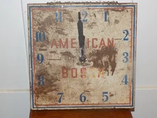 Vintage American Bosch Metal Store Display Metal Wall Clock