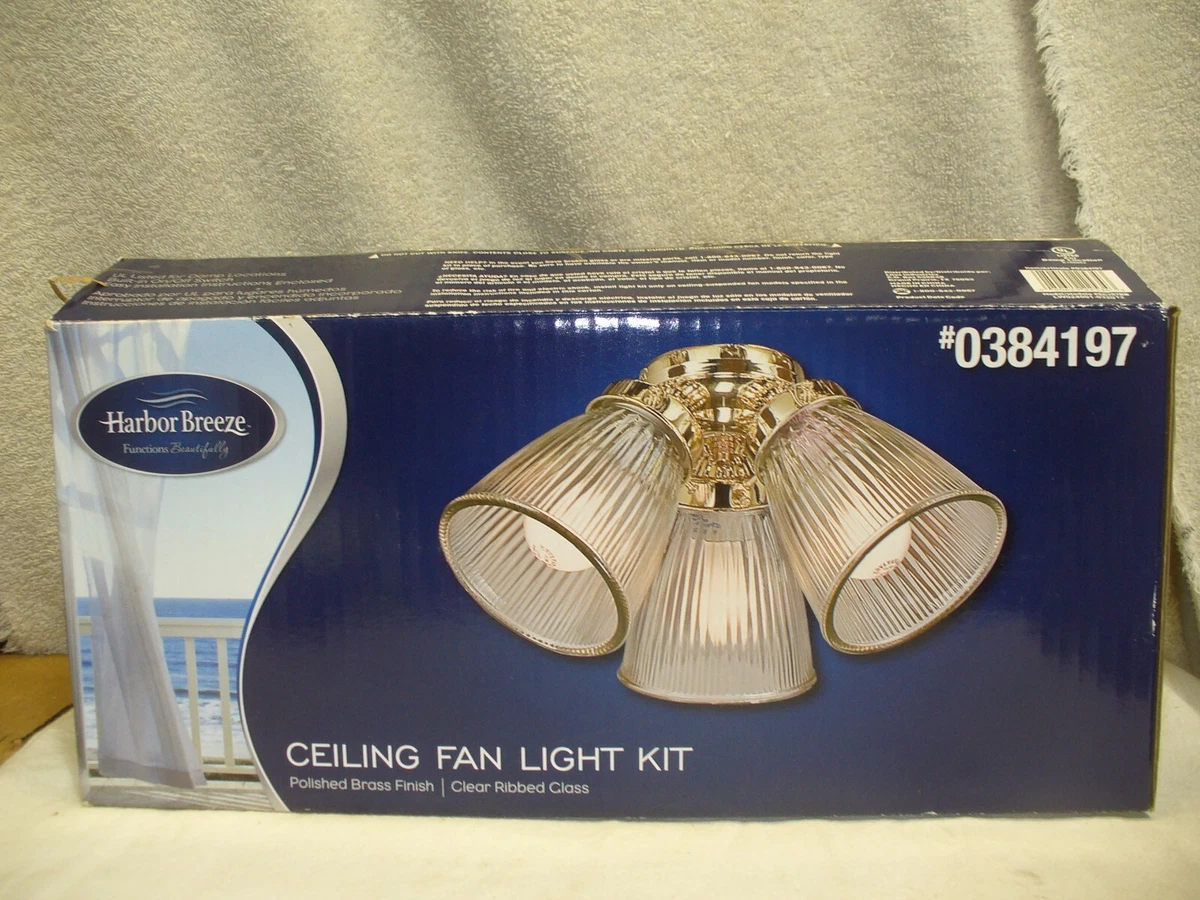 Harbor Breeze Ceiling Fan 3 Light Kit Shelly Lighting