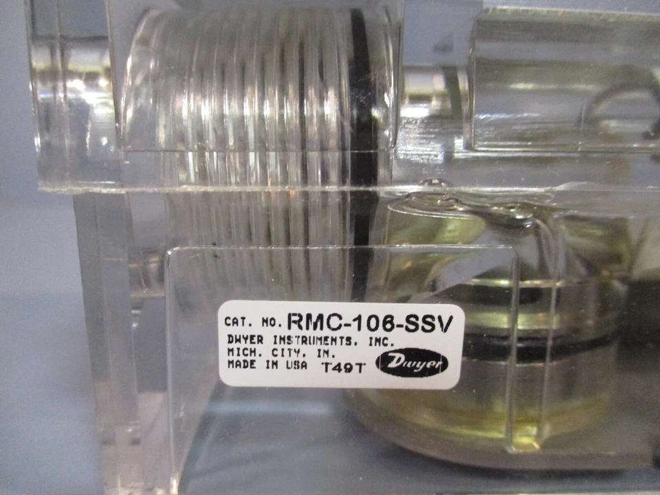 Dwyer 可变面积流量计 100-1000 SCFH 空气 RMC-106-SSV — 第 4/4 张图片