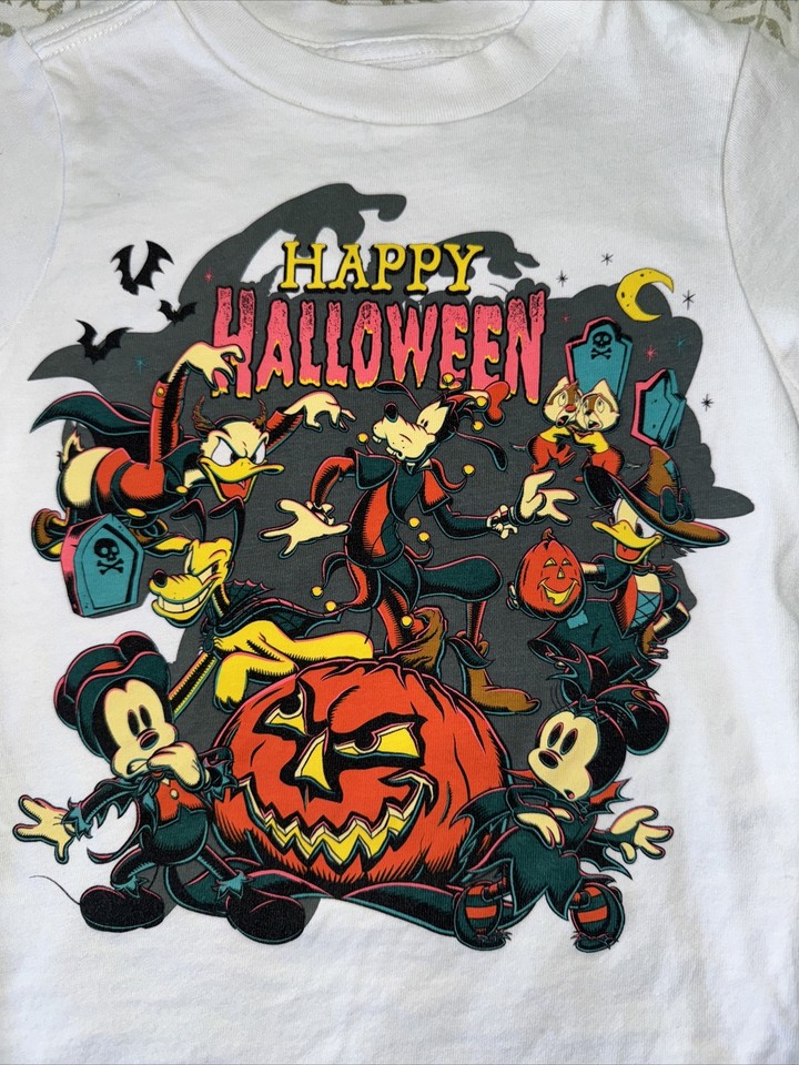 Walt Disney World Mickey & Friends Happy Halloween Shirt XXS Tee Shirt
