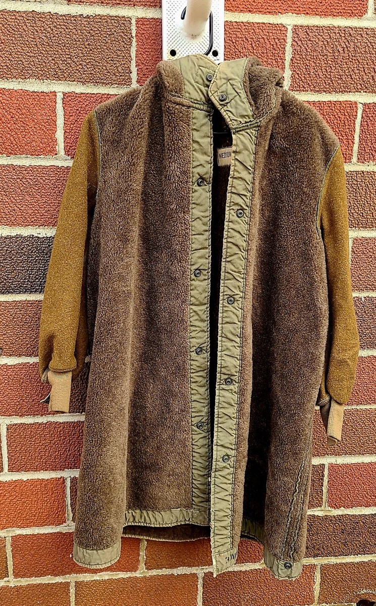 VTG WWII US Army M 48 M1947 Parka FURE LINER JACKET Size
