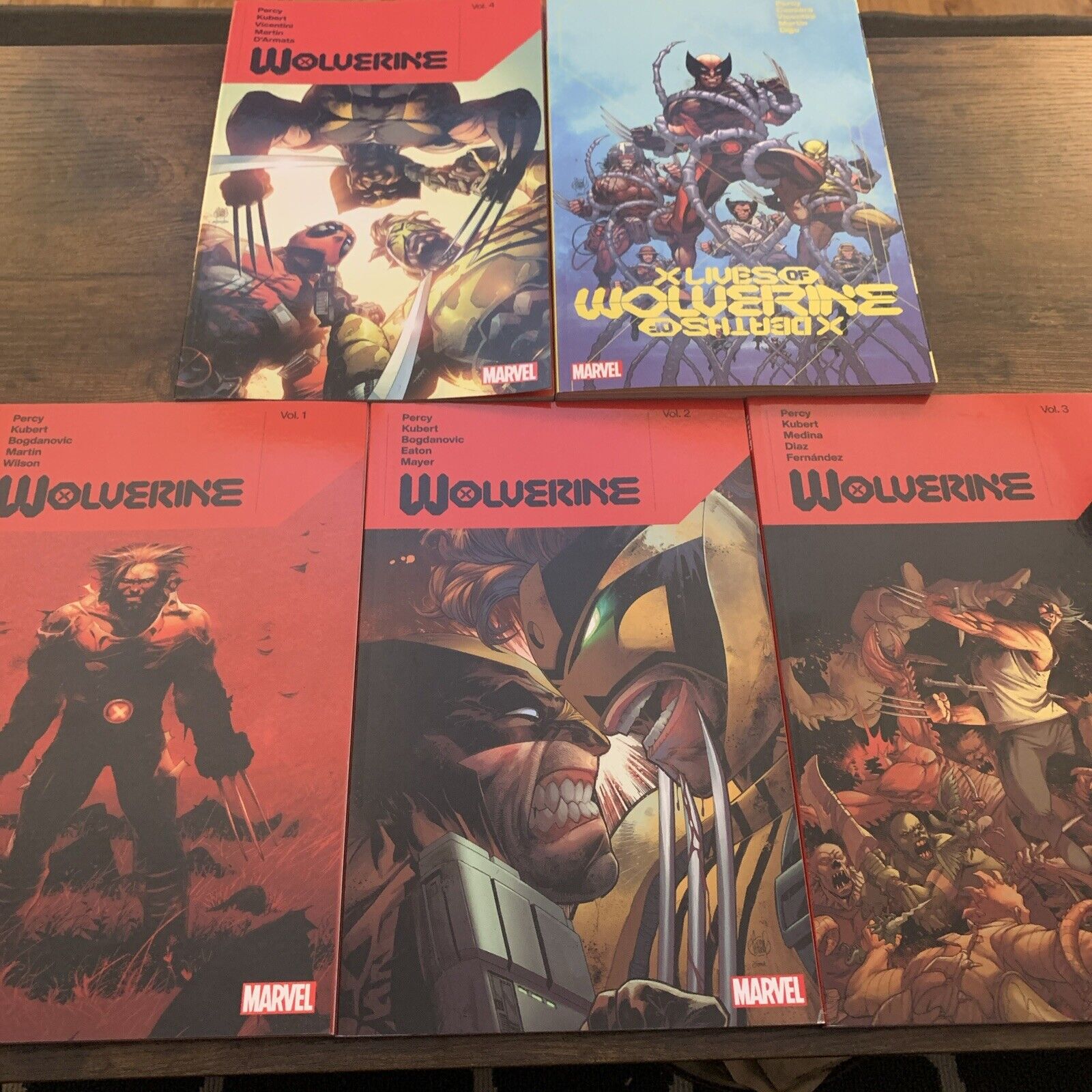 Wolverine by Benjamin Percy TPB Lot Vol 1-4 X Lives Of X Deaths Krakoa X-Men