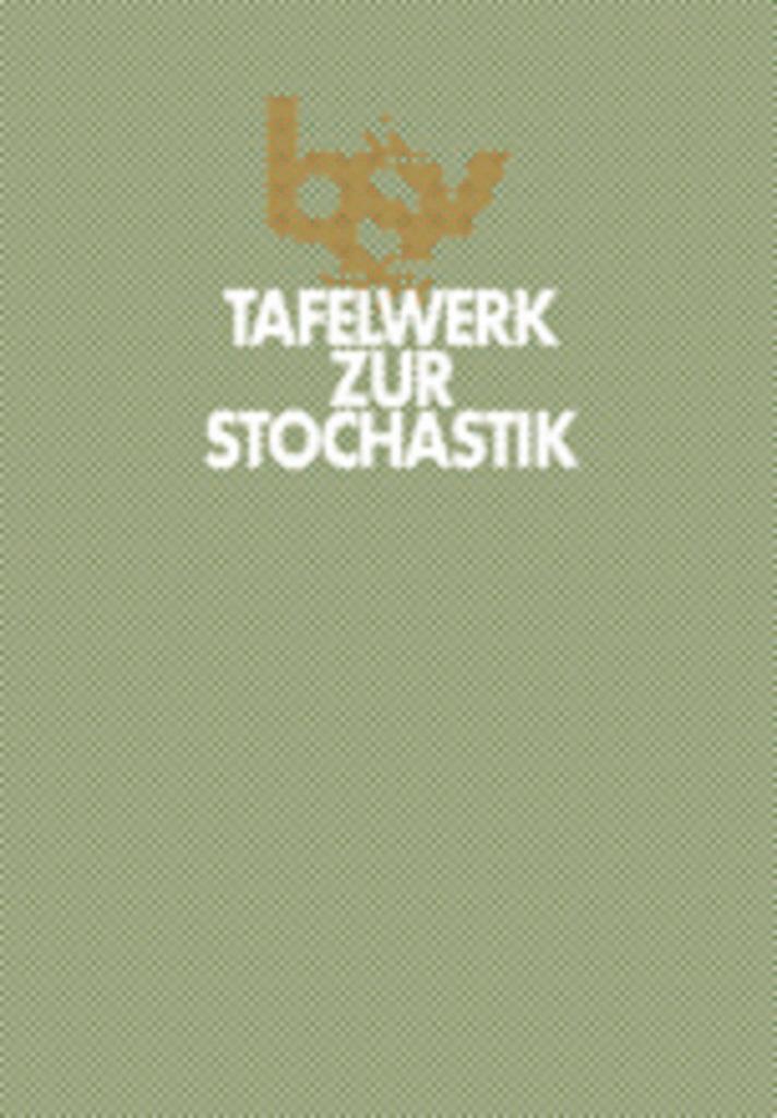 Thumbnail - Tafelwerk Zur Stochastik | Paul Mühlbauer | Taschenbuch | 56 S. |