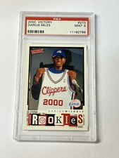 Darius Miles #273 2000 Upper Deck Victory Los Angeles Clippers RC Rookie PSA 9