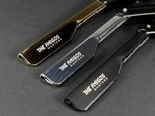 STRAIGHT RAZORS FOLDING SHAVING KNIFE "Exposed Blade"